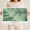 Map of Fairmount, Tennessee, 12 x 18 inch unframed archival matte print