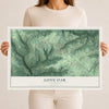 Map of Lone Oak, Tennessee, 12 x 18 inch unframed archival matte print