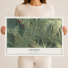 Map of Petros, Tennessee, 12 x 18 inch unframed archival matte print