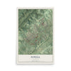 Map of Powell, Tennessee, 12 x 18 inch unframed archival matte print