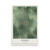 Map of Sharon, Tennessee, 12 x 18 inch unframed archival matte print
