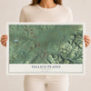 Map of Tellico Plains, Tennessee, 12 x 18 inch unframed archival matte print