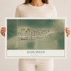 Map of Agua Dulce, Texas, 12 x 18 inch unframed archival matte print