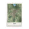 Map of Alice, Texas, 12 x 18 inch unframed archival matte print