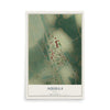 Map of Aquilla, Texas, 12 x 18 inch unframed archival matte print