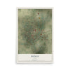 Map of Bangs, Texas, 12 x 18 inch unframed archival matte print