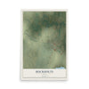 Map of Buckholts, Texas, 12 x 18 inch unframed archival matte print