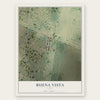 Buena Vista, Texas map print, the full design