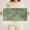 Map of Bullard, Texas, 12 x 18 inch unframed archival matte print