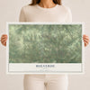 Map of Bulverde, Texas, 12 x 18 inch unframed archival matte print