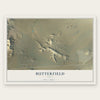 Butterfield, Texas map print, the full design