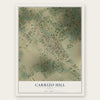 Carrizo Hill, Texas map print, the full design