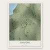Chapeno, Texas map print, the full design
