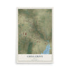 Map of China Grove, Texas, 12 x 18 inch unframed archival matte print