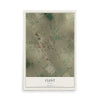 Map of Clint, Texas, 12 x 18 inch unframed archival matte print