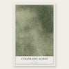 Colorado Acres, Texas map print, the full design