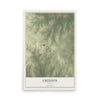 Map of Cresson, Texas, 12 x 18 inch unframed archival matte print