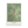 Map of Decatur, Texas, 12 x 18 inch unframed archival matte print