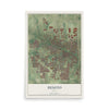 Map of DeSoto, Texas, 12 x 18 inch unframed archival matte print