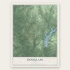 Douglass, Texas map print, the full design