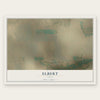 Elbert, Texas map print, the full design