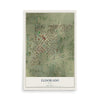 Map of Eldorado, Texas, 12 x 18 inch unframed archival matte print