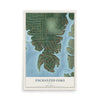 Map of Enchanted Oaks, Texas, 12 x 18 inch unframed archival matte print