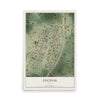 Map of Encinal, Texas, 12 x 18 inch unframed archival matte print