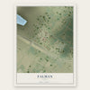 Falman, Texas map print, the full design