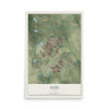 Map of Fate, Texas, 12 x 18 inch unframed archival matte print