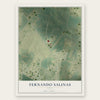 Fernando Salinas, Texas map print, the full design