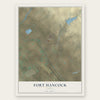 Fort Hancock, Texas map print, the full design