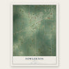 Fowlerton, Texas map print, the full design