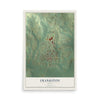 Map of Frankston, Texas, 12 x 18 inch unframed archival matte print