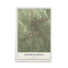Map of Fredericksburg, Texas, 12 x 18 inch unframed archival matte print