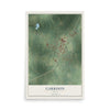 Map of Garrison, Texas, 12 x 18 inch unframed archival matte print