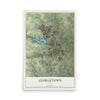 Map of Georgetown, Texas, 12 x 18 inch unframed archival matte print