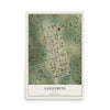 Map of Goldsmith, Texas, 12 x 18 inch unframed archival matte print