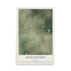 Map of Grays Prairie, Texas, 12 x 18 inch unframed archival matte print
