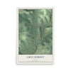 Map of Grey Forest, Texas, 12 x 18 inch unframed archival matte print