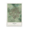 Map of Groves, Texas, 12 x 18 inch unframed archival matte print