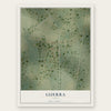 Guerra, Texas map print, the full design