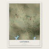 Guthrie, Texas map print, the full design