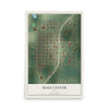 Map of Hale Center, Texas, 12 x 18 inch unframed archival matte print