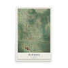 Map of Hawkins, Texas, 12 x 18 inch unframed archival matte print