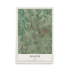 Map of Helotes, Texas, 12 x 18 inch unframed archival matte print