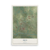 Map of Hico, Texas, 12 x 18 inch unframed archival matte print