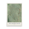 Map of Hill Country Village, Texas, 12 x 18 inch unframed archival matte print