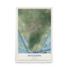 Map of Ingleside, Texas, 12 x 18 inch unframed archival matte print