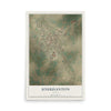 Map of Jourdanton, Texas, 12 x 18 inch unframed archival matte print
